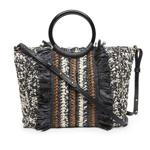 Banana Republic Marled Fringe Mini Tote